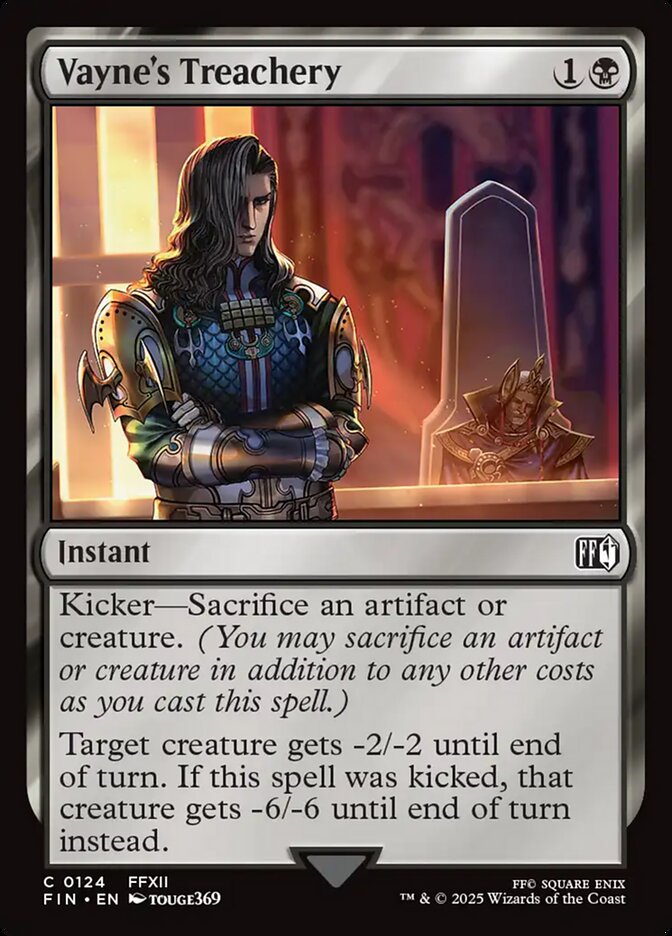 Vayne's Treachery 124 (FINAL FANTASY)  - Foil | Good Games Modbury