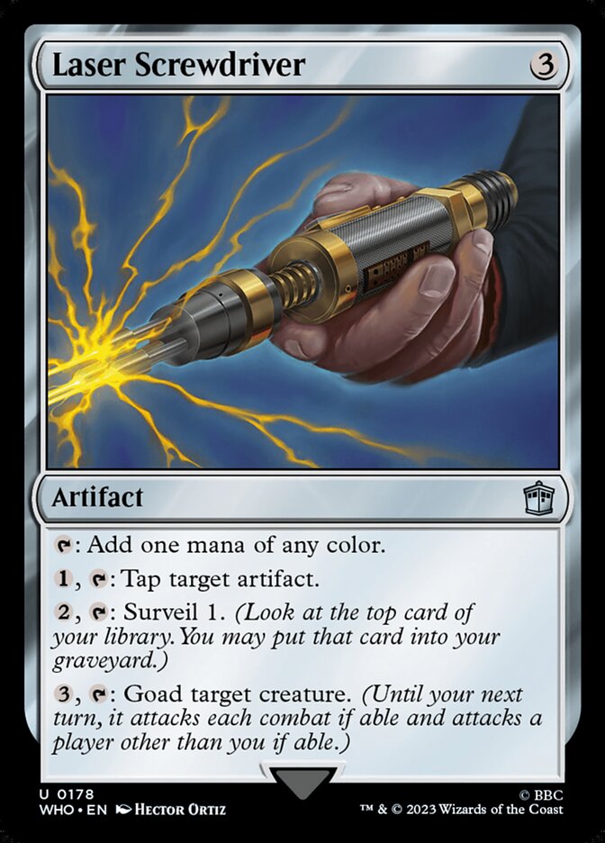 Laser Screwdriver 178/331 (Universes Beyond: Doctor Who)  - Foil | Good Games Modbury