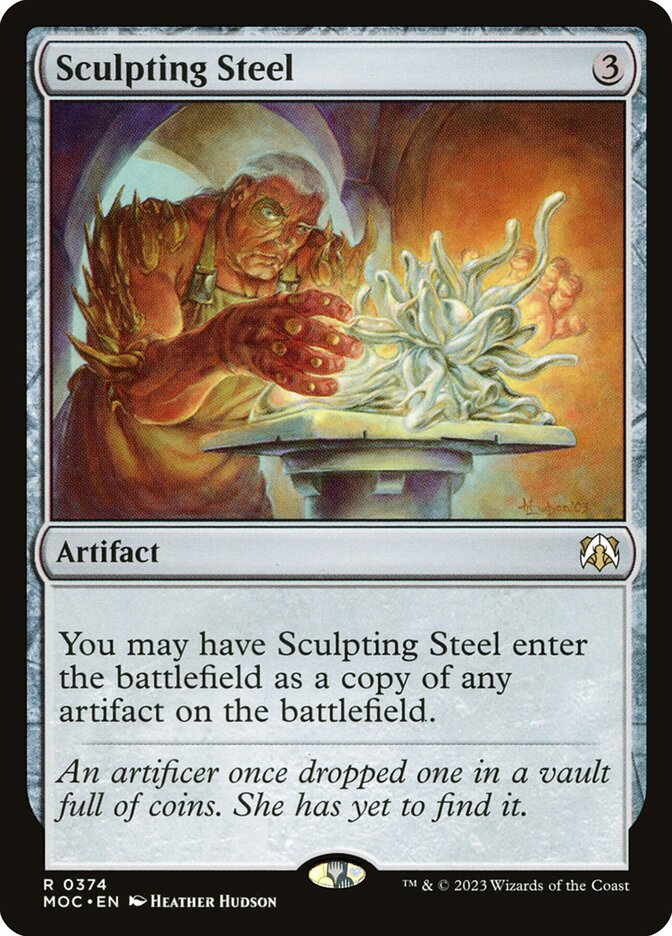 Sculpting Steel 374/444 (Commander: March of the Machine)  | Good Games Modbury