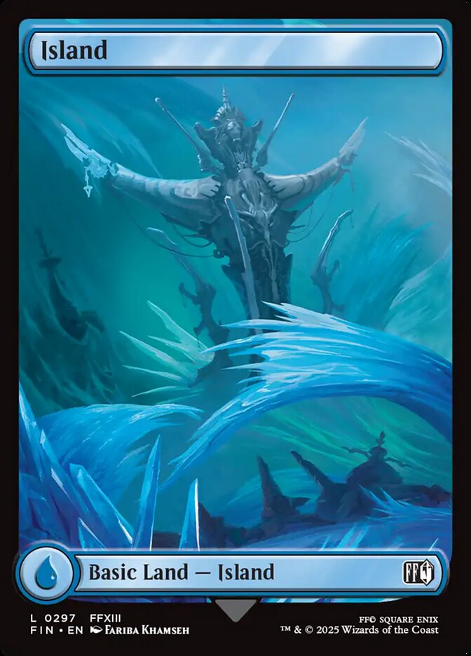 Island 297 (FINAL FANTASY)  - Full Art Foil | Good Games Modbury
