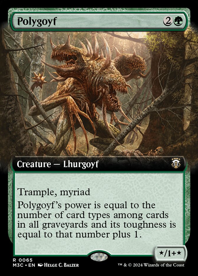 Polygoyf 65/411 (Commander: Modern Horizons 3)  - Extended Art | Good Games Modbury