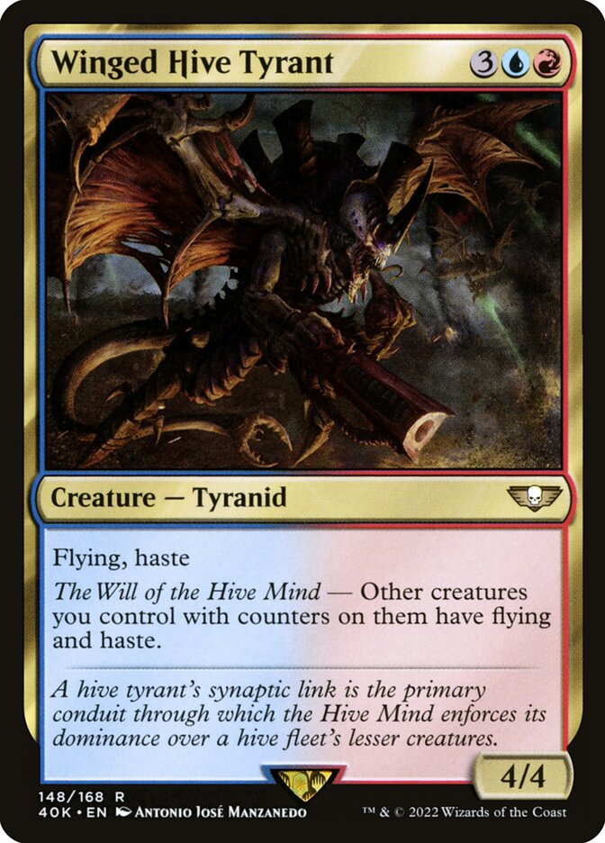 Winged Hive Tyrant 148 (Universes Beyond: Warhammer 40,000)  | Good Games Modbury