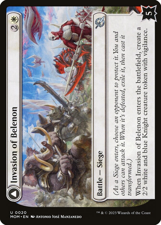Invasion of Belenon // Belenon War Anthem 20/291 (March of the Machine)  - Foil | Good Games Modbury