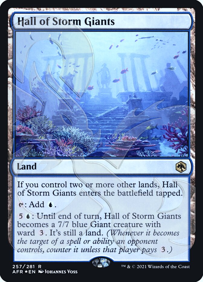 Hall of Storm Giants 257a/241 (AFR Ampersand Promos)  - Foil | Good Games Modbury