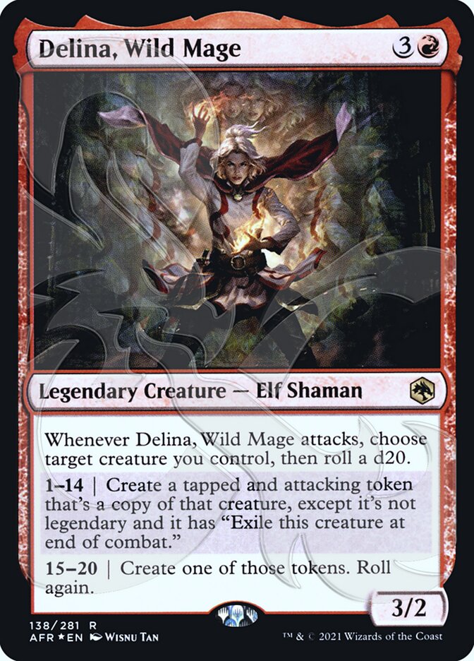 Delina Wild Mage 138 (AFR Ampersand Promos)  - Foil | Good Games Modbury