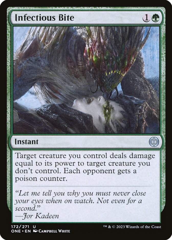 Infectious Bite 172 (Phyrexia: All Will Be One)  - Foil | Good Games Modbury