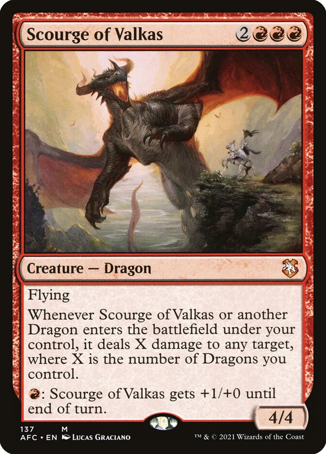 Scourge of Valkas 137 (Commander: Adventures in the Forgotten Realms)  | Good Games Modbury