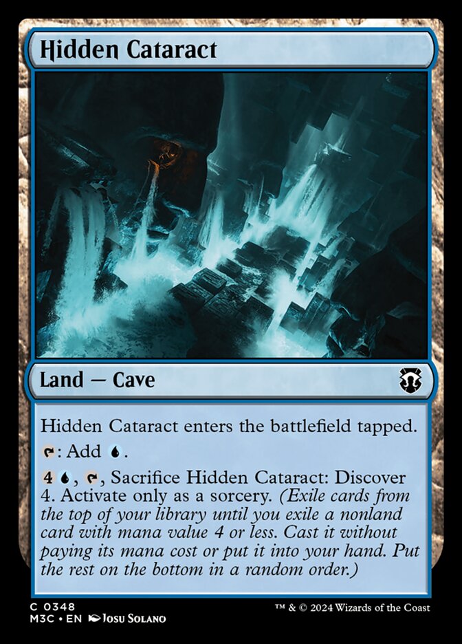 Hidden Cataract 348/411 (Commander: Modern Horizons 3)  | Good Games Modbury