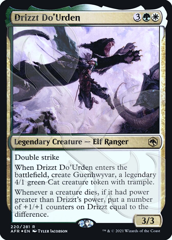 Drizzt Do'Urden 220a/241 (AFR Ampersand Promos)  - Foil | Good Games Modbury