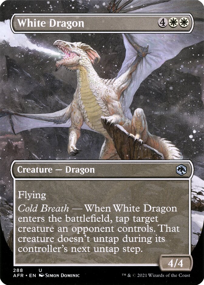 White Dragon 288/281 (Adventures in the Forgotten Realms)  | Good Games Modbury
