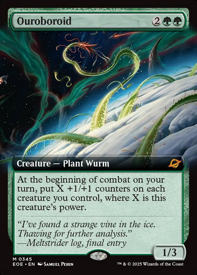 Ouroboroid 345 (Edge of Eternities)  - Extended Art Foil | Good Games Modbury