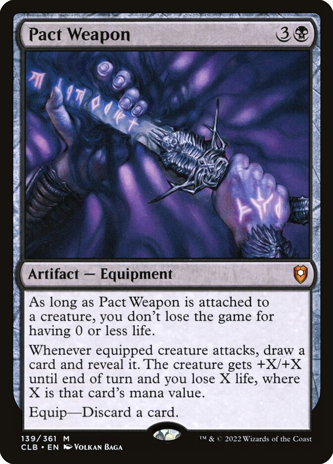 Pact Weapon 139 (Commander Legends: Battle for Baldur's Gate)  - Foil | Good Games Modbury