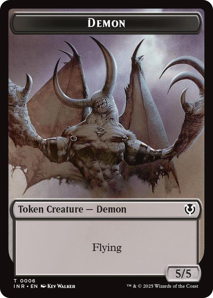 Demon Human Cleric Double Sided Token 6 // 19 (Innistrad Remastered)  - Foil | Good Games Modbury