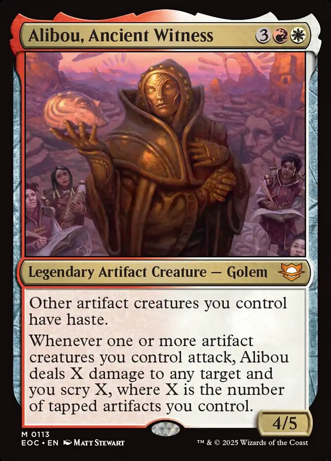 Alibou, Ancient Witness 113 (Commander: Edge of Eternities)  | Good Games Modbury