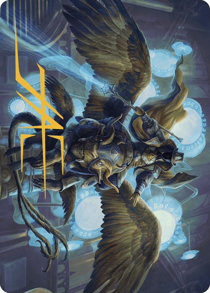 Ezrim Agency Chief Art Card Gold Stamped Signature 20 (Art Series: Murders at Karlov Manor)  | Good Games Modbury
