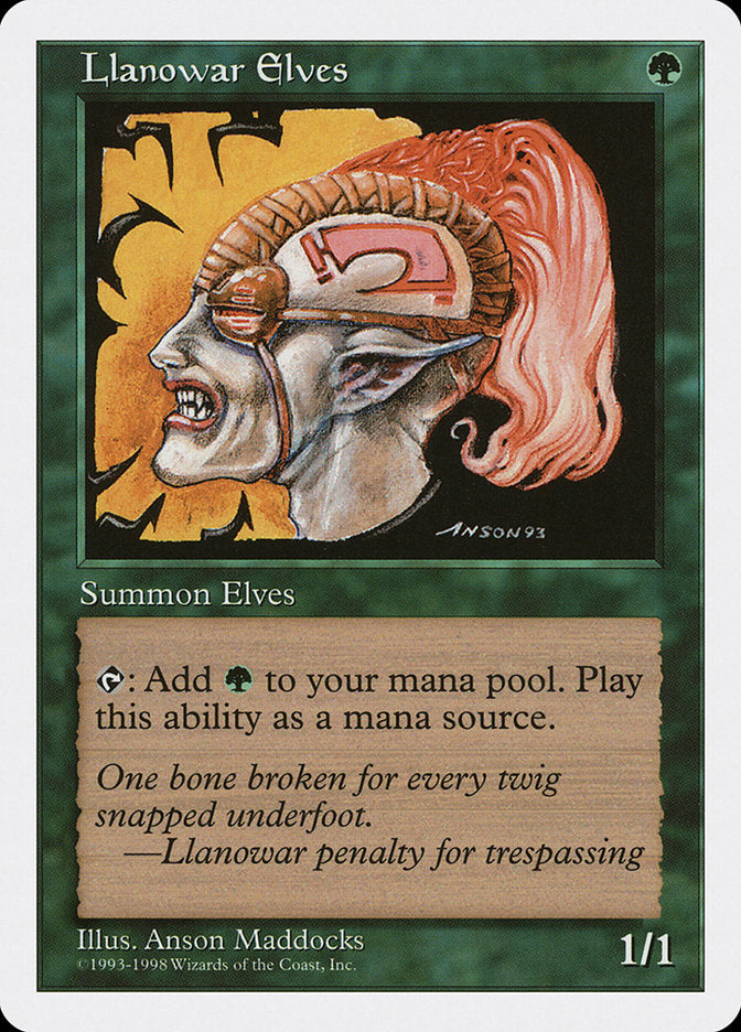 Llanowar Elves 59/85 (Anthologies)  | Good Games Modbury
