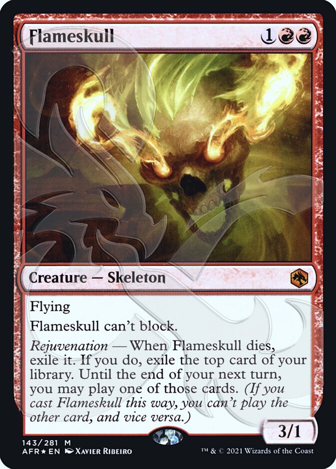 Flameskull 143a/241 (AFR Ampersand Promos)  - Foil | Good Games Modbury