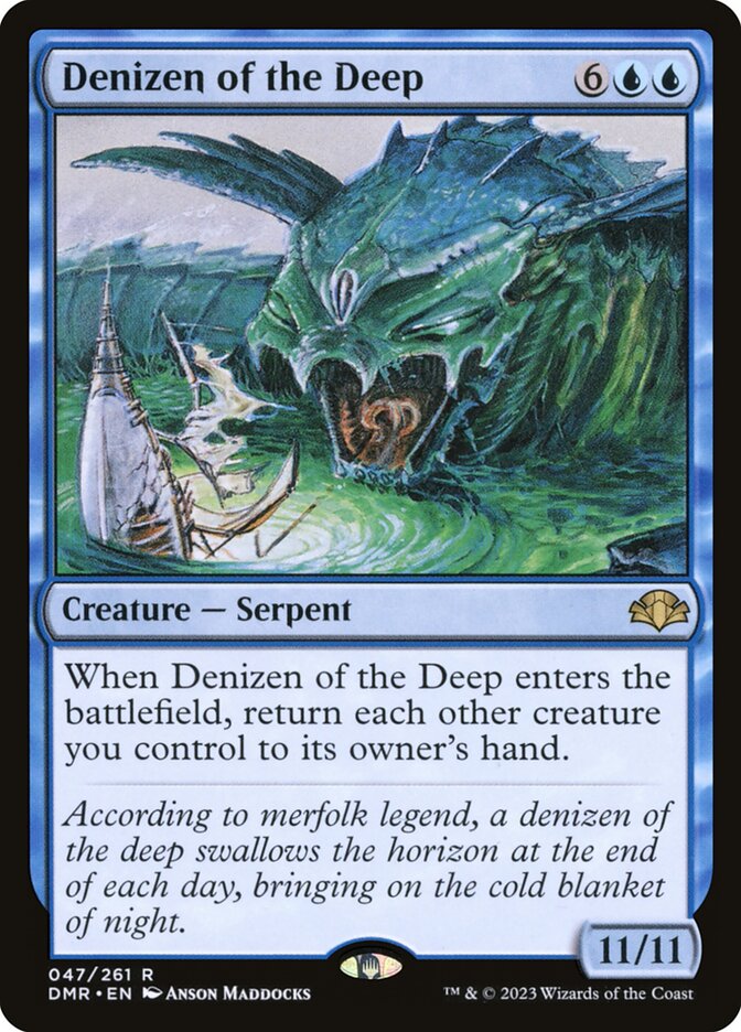 Denizen of the Deep 47/261 (Dominaria Remastered)  | Good Games Modbury