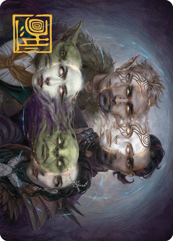 Illicit Masquerade Art Card Gold Stamped Signature 8 (Art Series: Murders at Karlov Manor)  | Good Games Modbury