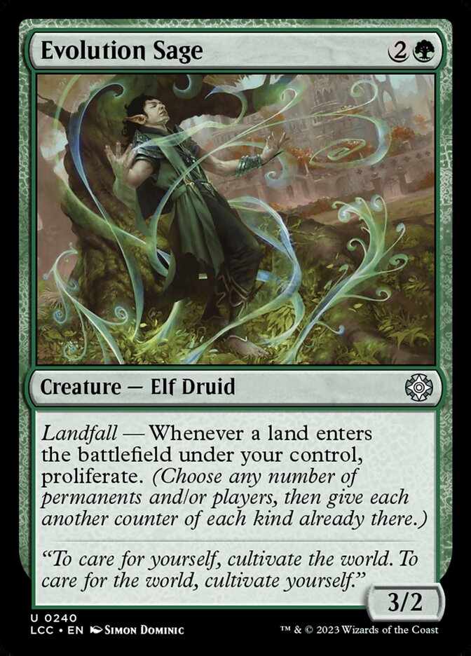 Evolution Sage 240/370 (Commander: The Lost Caverns of Ixalan)  | Good Games Modbury