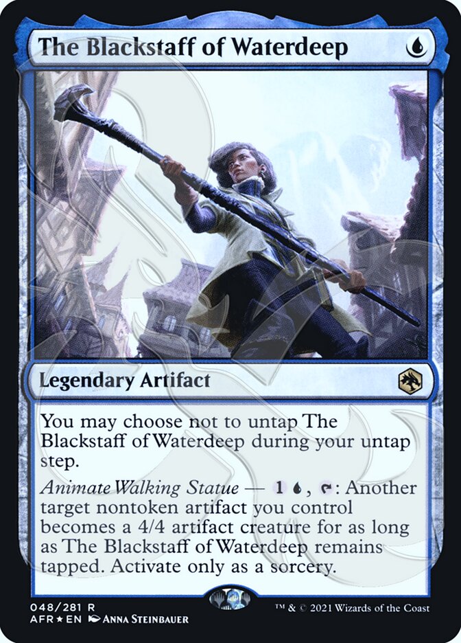 The Blackstaff of Waterdeep 48a/241 (AFR Ampersand Promos)  - Foil | Good Games Modbury