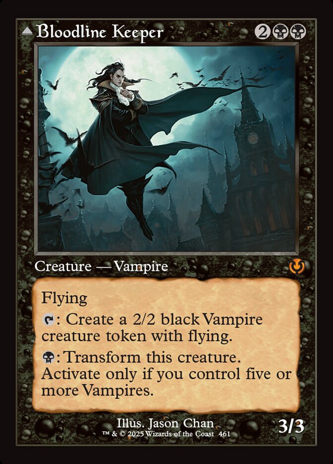 Bloodline Keeper // Lord of Lineage 461/287 (Innistrad Remastered)  - Retro Foil | Good Games Modbury