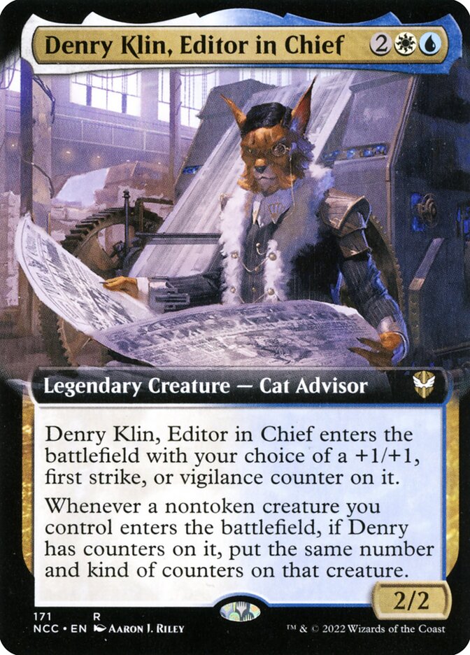 Denry Klin, Editor in Chief 171 (Commander: Streets of New Capenna)  | Good Games Modbury