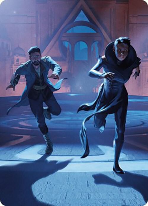 Unauthorized Exit Art Card 30 (Art Series: Murders at Karlov Manor)  | Good Games Modbury
