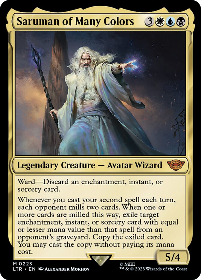 Saruman of Many Colors 223 (Universes Beyond: The Lord of the Rings: Tales of Middle-earth)  | Good Games Modbury