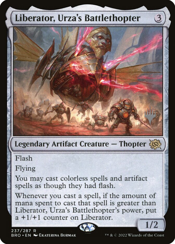 Liberator, Urza's Battlethopter 237p/169 (Promo Pack: The Brothers' War)  - Foil | Good Games Modbury