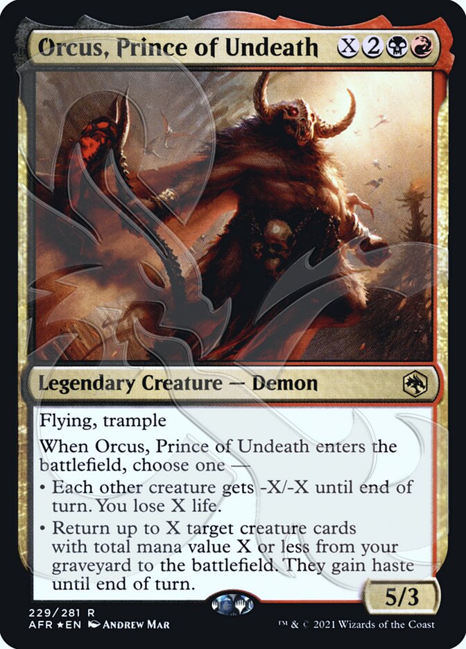 Orcus, Prince of Undeath 229a/241 (AFR Ampersand Promos)  - Foil | Good Games Modbury