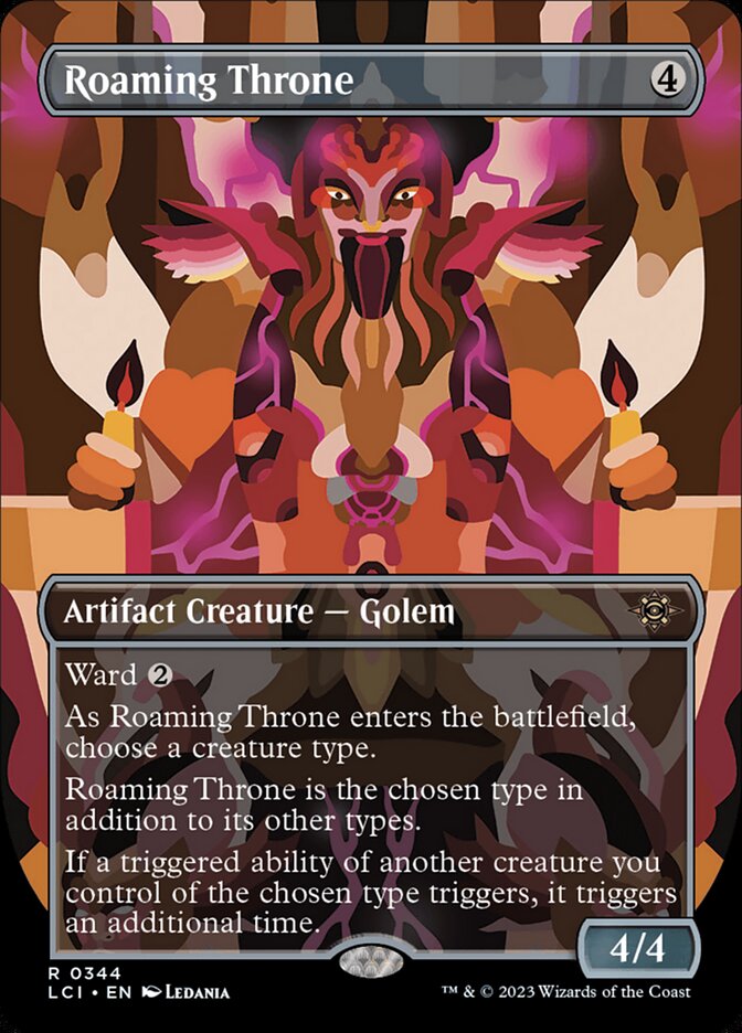 Roaming Throne 344 (The Lost Caverns of Ixalan)  - Borderless | Good Games Modbury