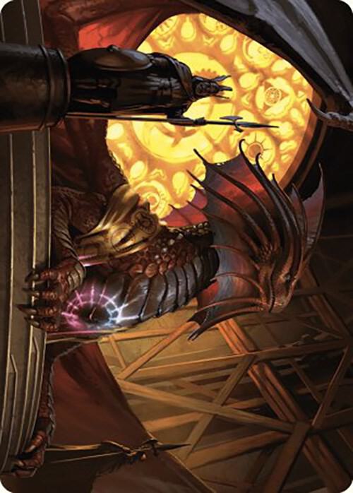 Niv Mizzet Guildpact Art Card 21 49 21 (Art Series: Murders at Karlov Manor)  | Good Games Modbury