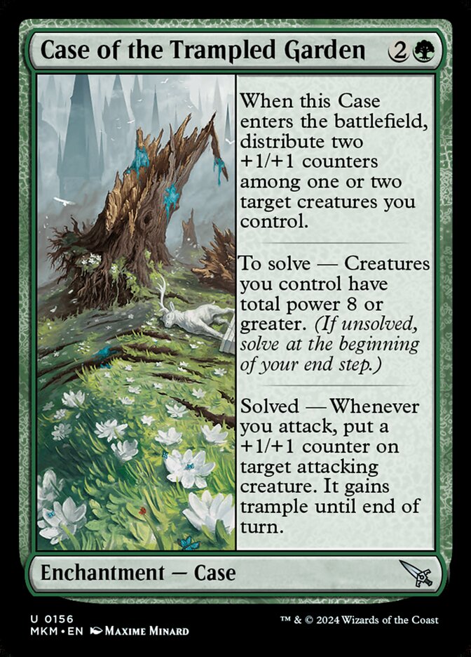 Case of the Trampled Garden 156/286 (Murders at Karlov Manor)  - Foil | Good Games Modbury