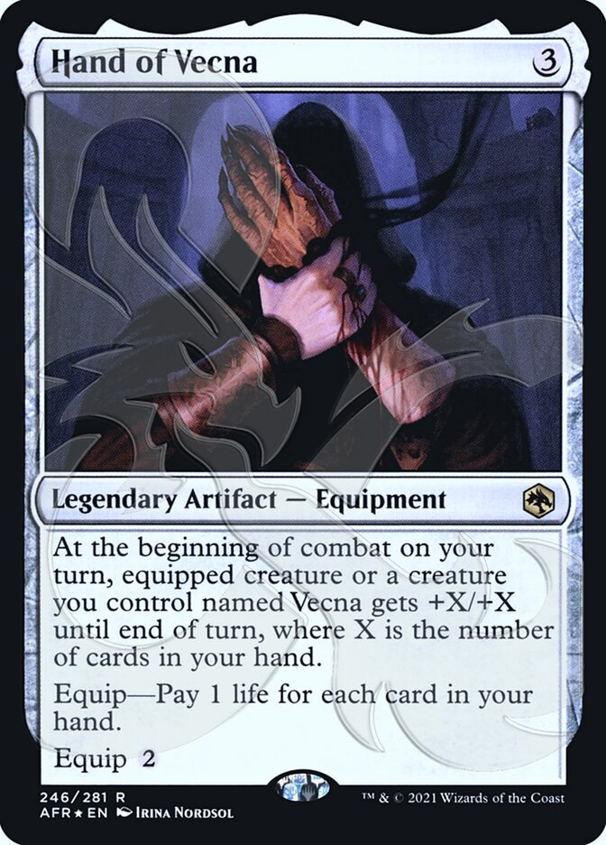 Hand of Vecna 246a/241 (AFR Ampersand Promos)  - Foil | Good Games Modbury