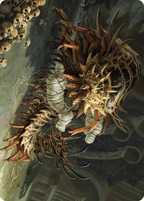 Rot Farm Mortipede Art Card 10 (Art Series: Murders at Karlov Manor)  | Good Games Modbury