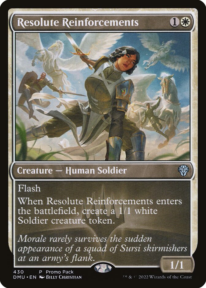 Resolute Reinforcements 430 (Promo Pack: Dominaria United)  - Foil | Good Games Modbury