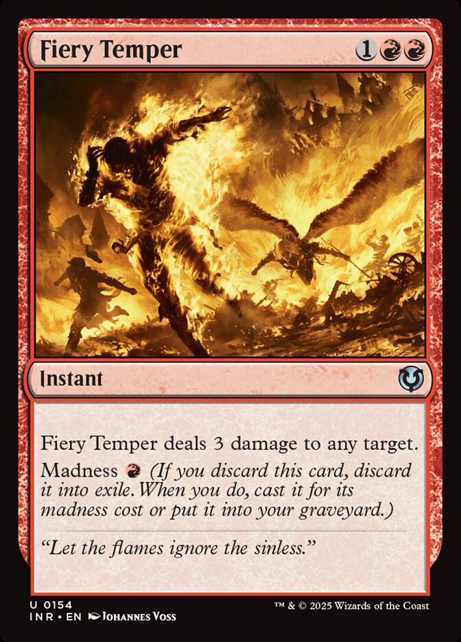 Fiery Temper 154 (Innistrad Remastered)  | Good Games Modbury