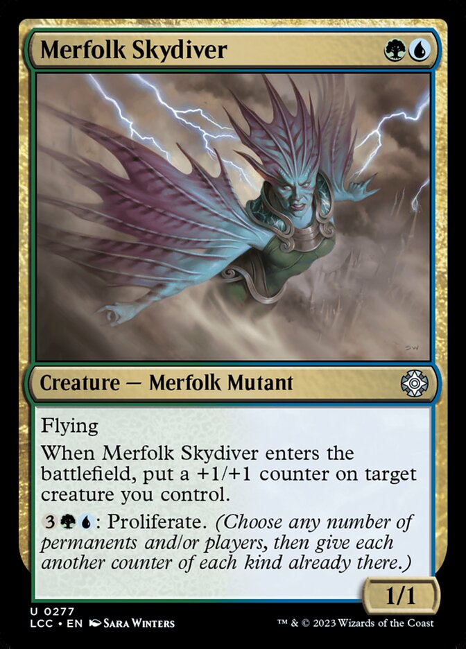 Merfolk Skydiver 277/370 (Commander: The Lost Caverns of Ixalan)  | Good Games Modbury