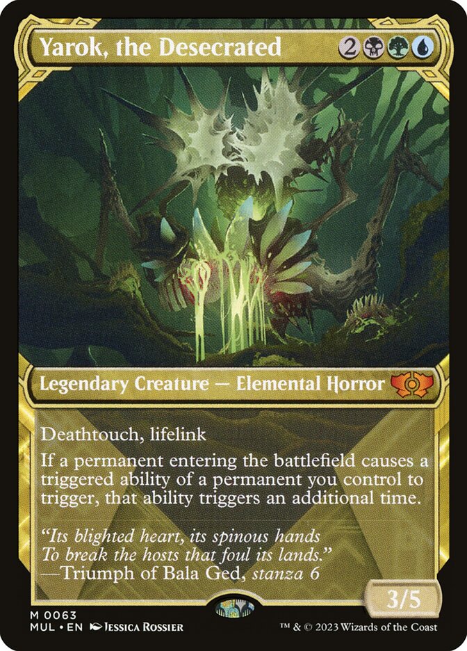 Yarok, the Desecrated 63/65 (March of the Machine: Multiverse Legends)  - Showcase Foil | Good Games Modbury