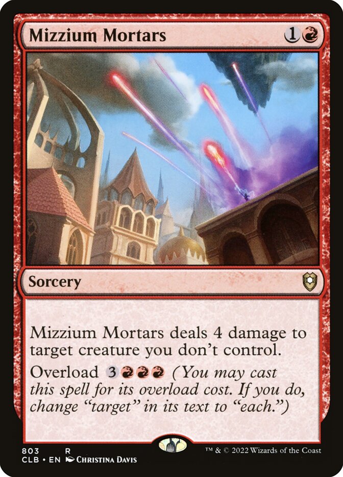 Mizzium Mortars 803/361 (Commander Legends: Battle for Baldur's Gate)  | Good Games Modbury