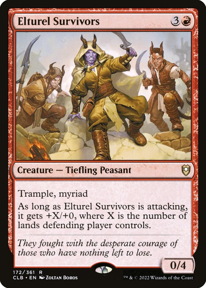 Elturel Survivors 172/361 (Commander Legends: Battle for Baldur's Gate)  | Good Games Modbury