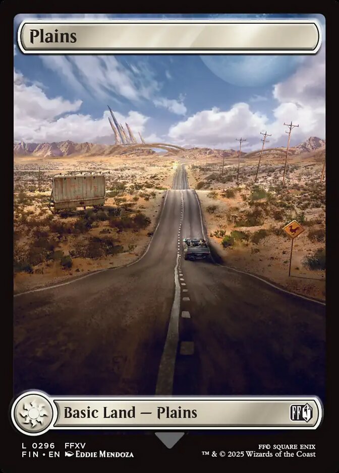 Plains  296 (FINAL FANTASY)  - Full Art Foil | Good Games Modbury