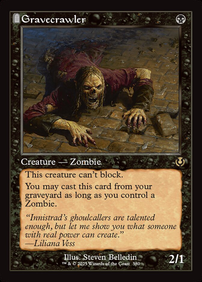 Gravecrawler 380 (Innistrad Remastered)  - Retro Foil | Good Games Modbury