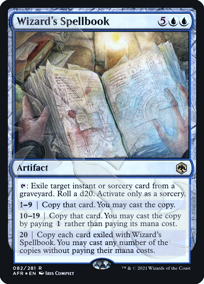 Wizard's Spellbook 82a/241 (AFR Ampersand Promos)  - Foil | Good Games Modbury