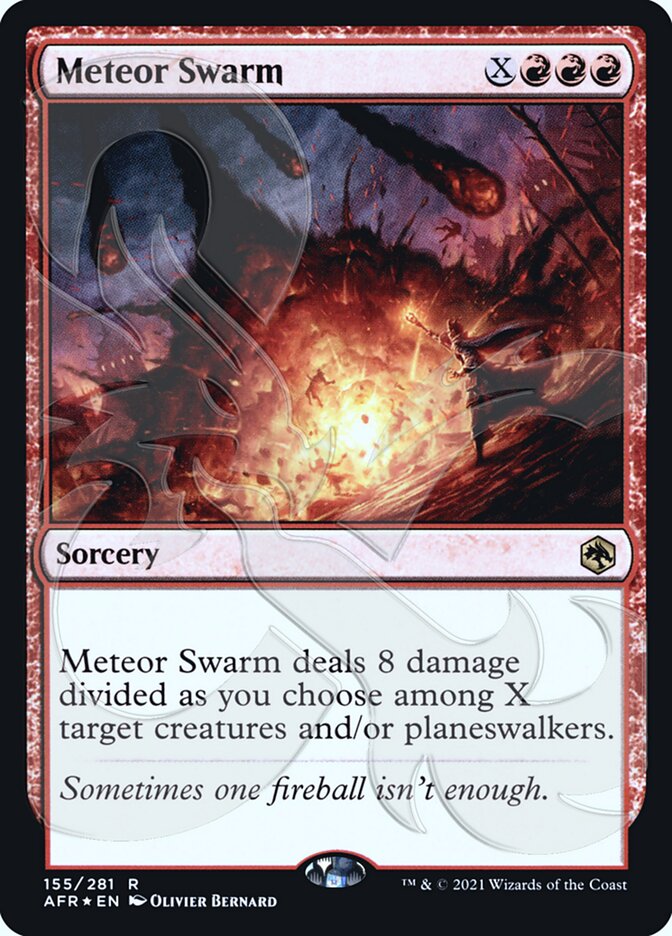 Meteor Swarm 155a/241 (AFR Ampersand Promos)  - Foil | Good Games Modbury
