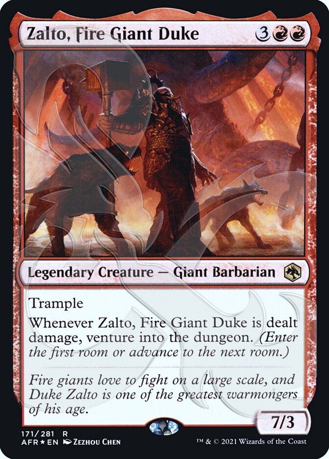 Zalto, Fire Giant Duke 171a/241 (AFR Ampersand Promos)  - Foil | Good Games Modbury