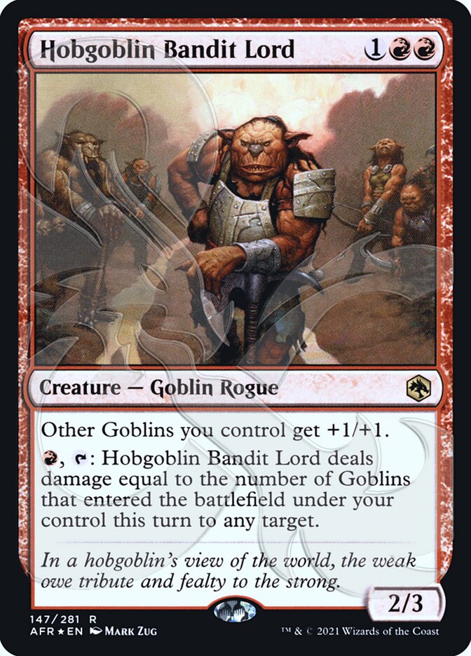 Hobgoblin Bandit Lord 147a/241 (AFR Ampersand Promos)  - Foil | Good Games Modbury