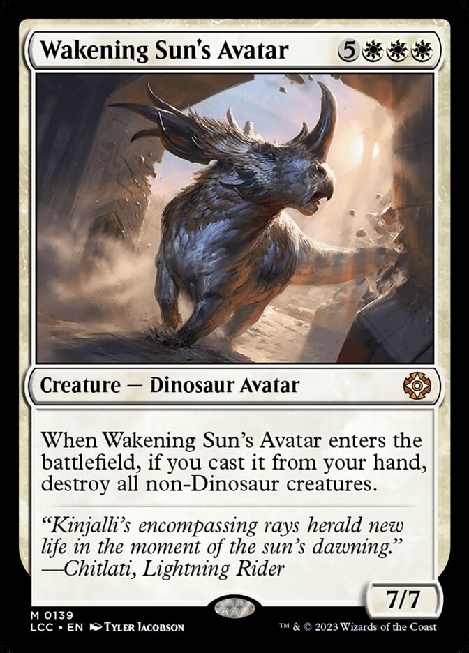 Wakening Sun's Avatar 139/370 (Commander: The Lost Caverns of Ixalan)  | Good Games Modbury