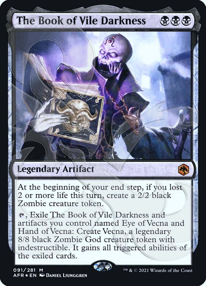 The Book of Vile Darkness 91a/241 (AFR Ampersand Promos)  - Foil | Good Games Modbury